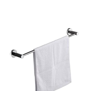 Imagem de Prateleira de banheiro Toalheiro de banheiro 61 cm Prateleira de banheiro montada na parede Toalheiro multifuncional Rack de banheiro toalheiro de canto de vaso sanitário Prateleira flutuante (Cor: B