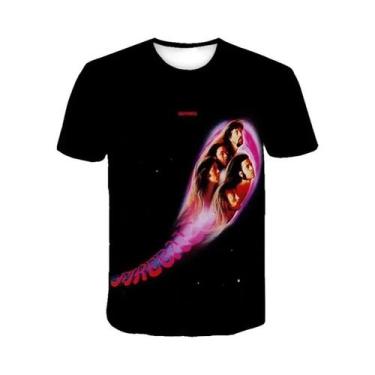 Imagem de Camiseta Hip Hop Impressa Em 3D Roxa Profunda Estilo Harajuku Casual P