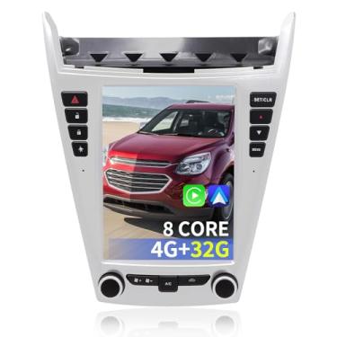 Imagem de Rádio de carro para Chevrolet Equinox Explorer 2010-2017 Carplay Auto Android 13 Tesla Style com DSP em Dash Headunit Multimedia Player Audio 4+32G