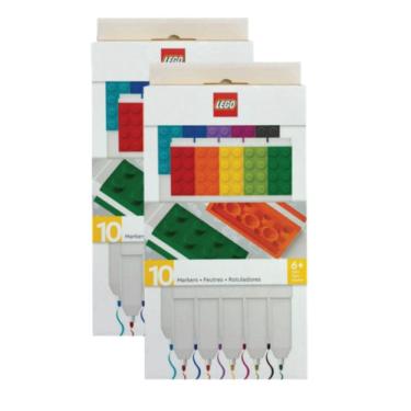 Imagem de Canetas Hidrográficas LEGO® – Stationary | Kit com 10 Cores