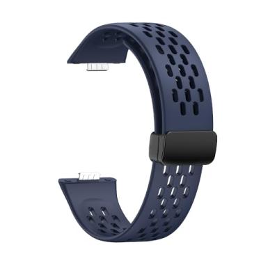 Imagem de GAFNED Pulseira de silicone com fivela dobrável para Huawei Watch Fit 3, pulseira esportiva HUAWEI Fit3, One Size, Ágata