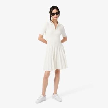 Imagem de Vestido Lacoste com Colarinho Polo Plissado-Feminino