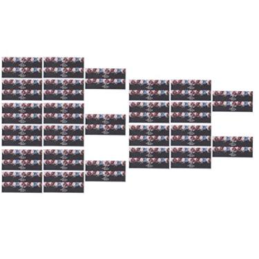 Imagem de Etiquetas para garrafas de água, adesivos decorativos requintados com padrão de flores para festa de casamento, material de papel 25 folhas 21x5,1cm