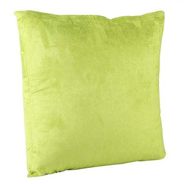 Imagem de Mingzhe Travesseiro 45 * 45cm Cor Pura Capa de Almofada de Assento sofá Cama Carro Almofadas Escritório Poliéster Verde Amarelado 1 X Fronha Adequada para Várias Cenas