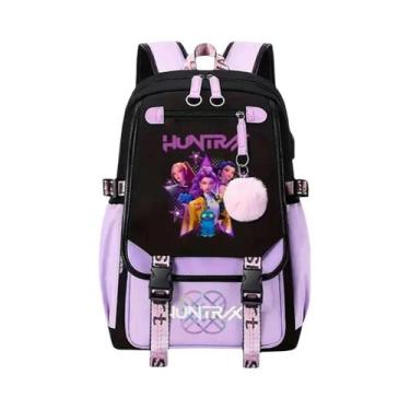 Imagem de Mochila Unissex KPop Demon Hunters Para Adolescentes, Crianças, Menino