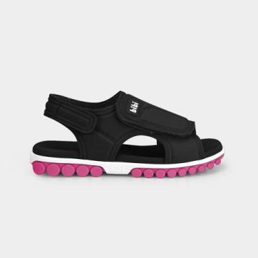 Imagem de Papete Infantil Bibi Summer Roller Sport 2.0 Preta com Rosa 1240043, 2