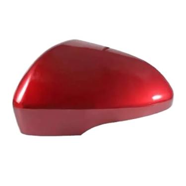 Imagem de Acessórios do carro exterior espelho retrovisor capa espelhos laterais habitação cor escudo pintado compatível com ford mondeo 2013 2014 2015 2016-2020(1pcs dancing red L)