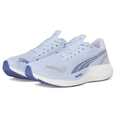 Imagem de PUMA Tênis de corrida feminino Velocity Nitro 3, Clima frio/cristal azul, 35