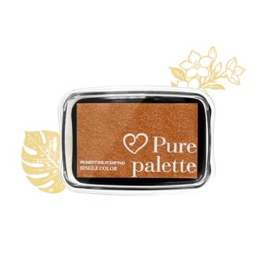 Imagem de Sgphrzlt Almofadas de tinta vintage para carimbos de borracha, almofada de carimbo de tecido lavável, almofadas de tinta de impressão digital de artesanato permanente com esponja de alta densidade