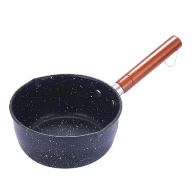 Imagem de Panela de óleo quente para molho, panela de sopa com bico de despejo, panela de leite, aquecedor de manteiga fervente, aquecedor, panela de cozinha