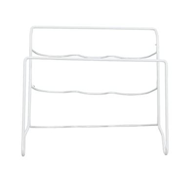 Imagem de aqxreight Suporte para Geladeira - Rack de Metal para Garrafas de Geladeira para Organizar Garrafas de Cerveja - Prateleira de que Economiza Espaço para Armazenamento de Bebidas - Rack para -