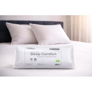 Imagem de Travesseiro Premium Antiestresse 50x70 Peletizado Sleep Comfort Firme Macio e Volumoso para Noites Perfeitas