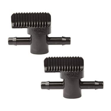 Imagem de O sifão de segurança original de 0,95 cm com válvula de desligamento de latido Simples Operação de ligar e desligar Design sem vazamento – Pacote com 2 – Feito de plástico leve resistente ao desgaste