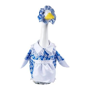 Imagem de Roupas De Ganso Da,Vestuário Pastoral Da Primavera Com Chapéu, 58 Cm - Acessórios Para Ganso De,Para Aniversário Natal Festas Pátio Jardim Quintal Porta Relvado
