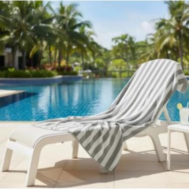 Imagem de Toalha de Banho Microfibra Soft 70x140cm, Super Macia e Felpuda, Secagem Rápida, Ultra Absorvente, Leve para Viagem, Praia e Academia(Cinza)