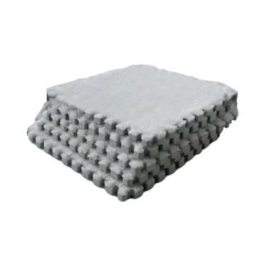 Imagem de Tapete Infantil De Pelúcia Macia 30x30cm, Tapete De Atividades, Quebra