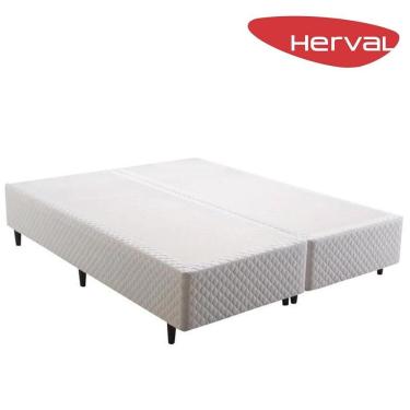 Imagem de Base Cama Box King Herval taQi Class 39x193x203 cm, Branco - 198020