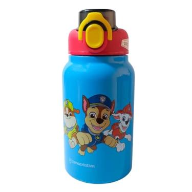 Imagem de Zonacriativa – Garrafa Júpiter 500ml Patrulha Canina | Térmica por até 12h, Tampa com Trava Antivazamento, Canudo Removível e Lavável e Alça para Transporte – Ideal para Lancheiras e Passeios