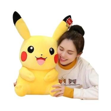 Imagem de Almofada De Pelúcia Kawaii Pokémon Pikachu, Brinquedo Macio Para Crian