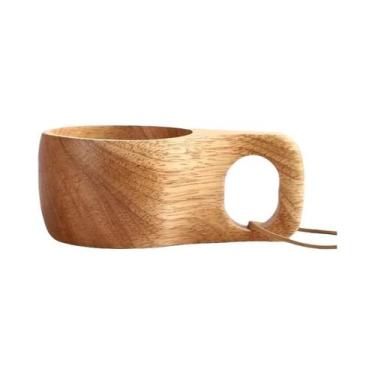 Imagem de Caneca De Chá De Madeira Sólida Estilo Japonês Para Café Da Manhã, Des