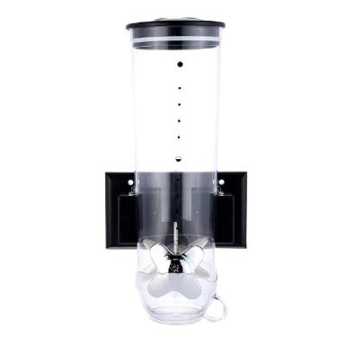 Imagem de Dispenser De Cereais De Parede Porta Alimentos Hermetico Mantimentos Sucrilhos Graos Granola Cozinha Restaurante