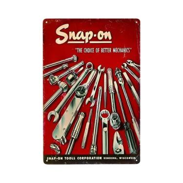 Imagem de Placa De Metal Retrô Vintage Da Marca Stihl Para Decoração De Parede E