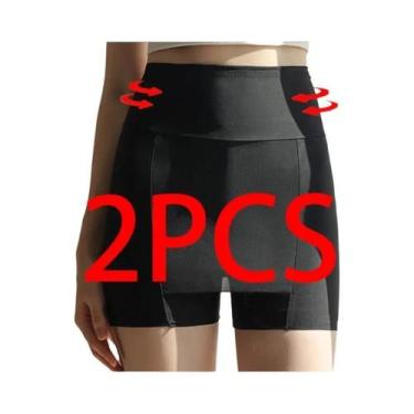 Imagem de Shorts De Segurança Femininos De Cintura Alta Com Controle De Barriga,