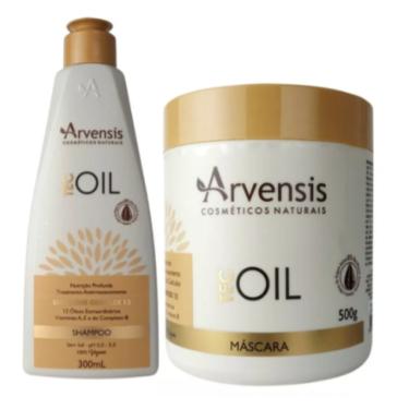 Imagem de Kit Arvensis Tec Oil Shampoo Nutrição 300ml + Mascara 500g