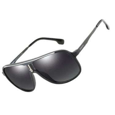 Imagem de Óculos De Sol Metálico Polarizado Unissex Uv400 Dubery D107