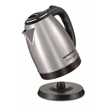 Imagem de Chaleira elétrica Mondial CE-06 Pratic Inox inox y preta 127V 2L