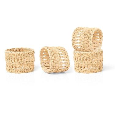 Imagem de Anel De Guardanapo Copa E Cia 4 Peças Brazil Nature Spin