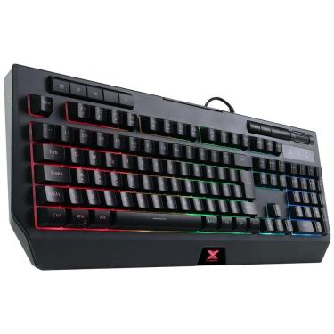 Imagem de Teclado Gamer Protector Abnt2 Multimidia Led 7 Cores Usb Com