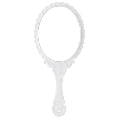 Imagem de Espelho De Mão Princesa Vintage Maquiagem Retro Salão Beleza - Moment