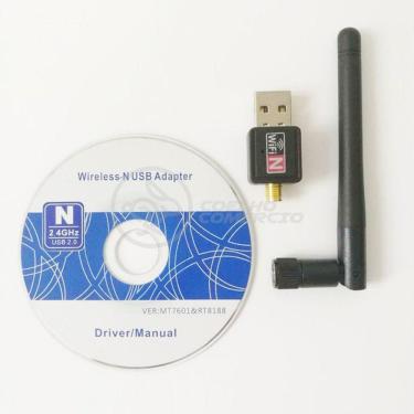 Imagem de Antena Usb 2.0 Receptor De Wifi Wireless 1200Mbps