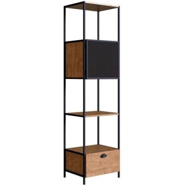 Imagem de Estante Em Aço E 1 Gaveta York Vermont Artesano Vermont - ARTESANO MÓV