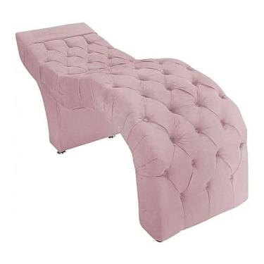 Imagem de Maca Estofada Estética Cílios Salão Spa Suede Maiara Rosê