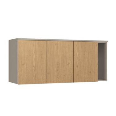 Imagem de Guarda-roupa Módulo Aéreo 3 Portas Elegantes - Móveis Castro