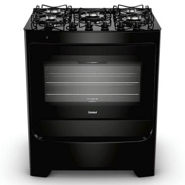 Imagem de Fogao 5 Bocas Bivolt com Mesa de Vidro Consul