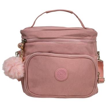 Imagem de Frasqueira térmica grande acompanha chaveiro com alça transversal impe