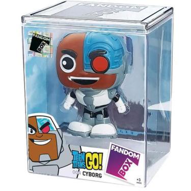 Imagem de Boneco Fandom Box Cyborg Jovens Titãs Em Vinil Colecionável - Lider Br