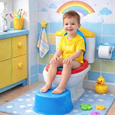 Imagem de Penico Infantil Troneco Menina Rosa Menino Carro Azul Oferta - - Lugo 