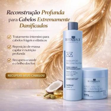 Imagem de Kit Biomax Reconstrução Capilar Tratamento Alto Impacto