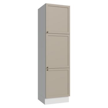 Imagem de Paneleiro 60 Cm 3 Portas Branco-crema Vik Madesa Branco-crema