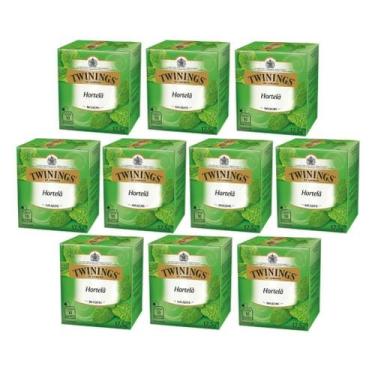 Imagem de 100 Sachês. Chá Twinings, Hortelã