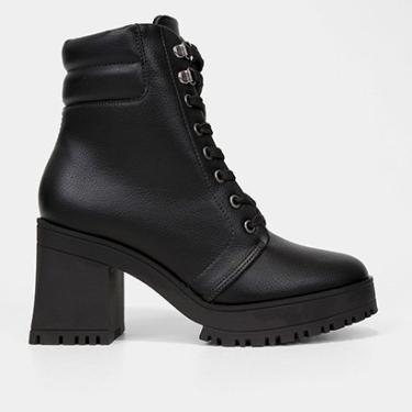 Imagem de Bota Coturno Vizzano Salto Alto Feminina-Feminino