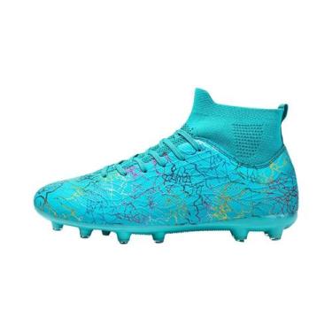 Imagem de Chuteiras De Futebol De Cano Alto TF FG Profissionais Em Várias Cores 