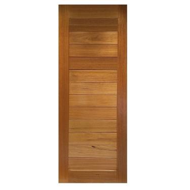 Imagem de Folha de Porta Madeira Maciça Angelim 210x80x3,3 Petropolitana Jomadi Natural