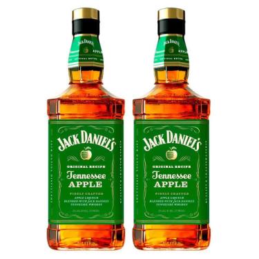 Imagem de Whisky Jack Daniels Americano 5 Anos Apple 1L 2 Unidades