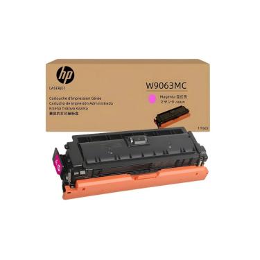 Imagem de Toner Hp W9063 W9063mc Magenta Original E55040 E57540 E55040dw 12.5k