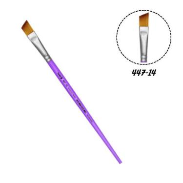 Imagem de Pincel Chato Chanfrado 447-14 Longo Sintéticotigre